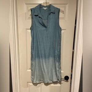 Ombre denim dress